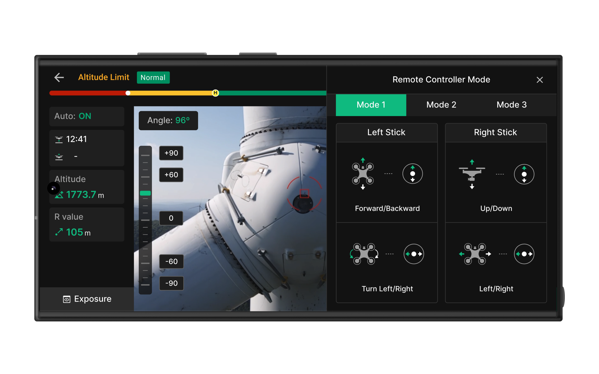 Remote Controller Mode settings