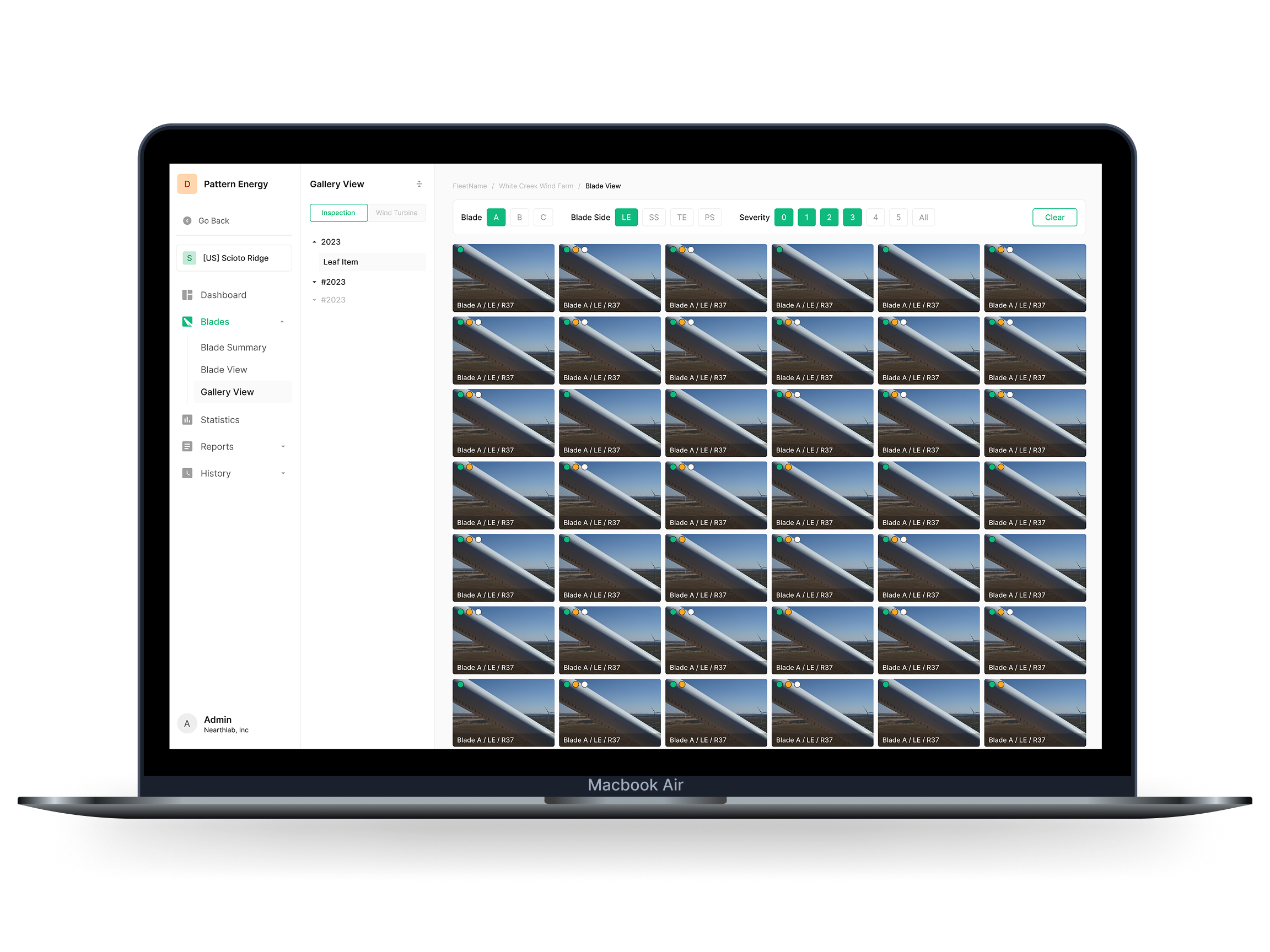Blades — Blade Summary view