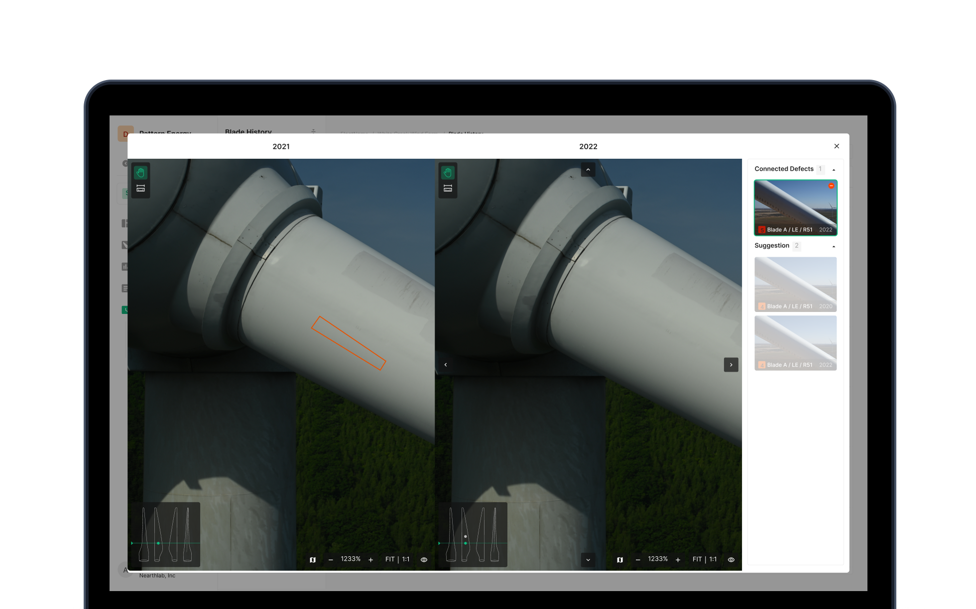Turbine History comparison