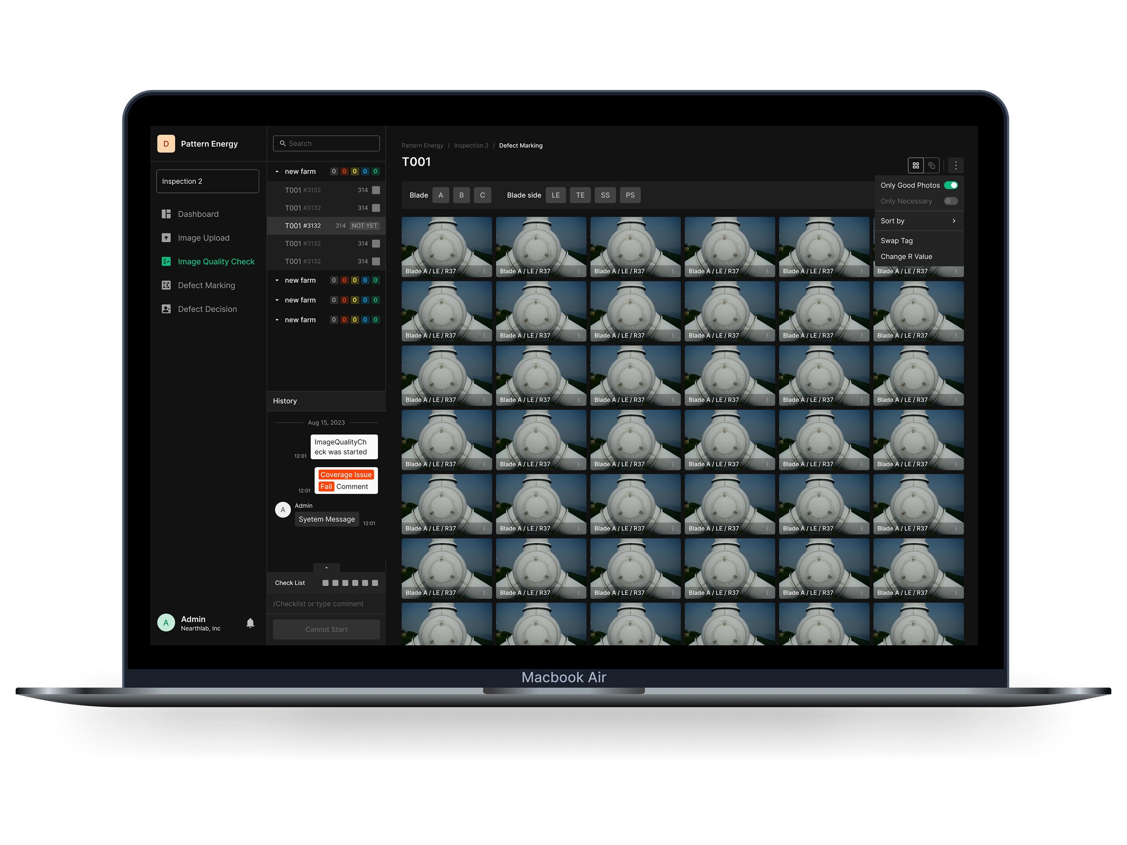 Quality Check — Grid View