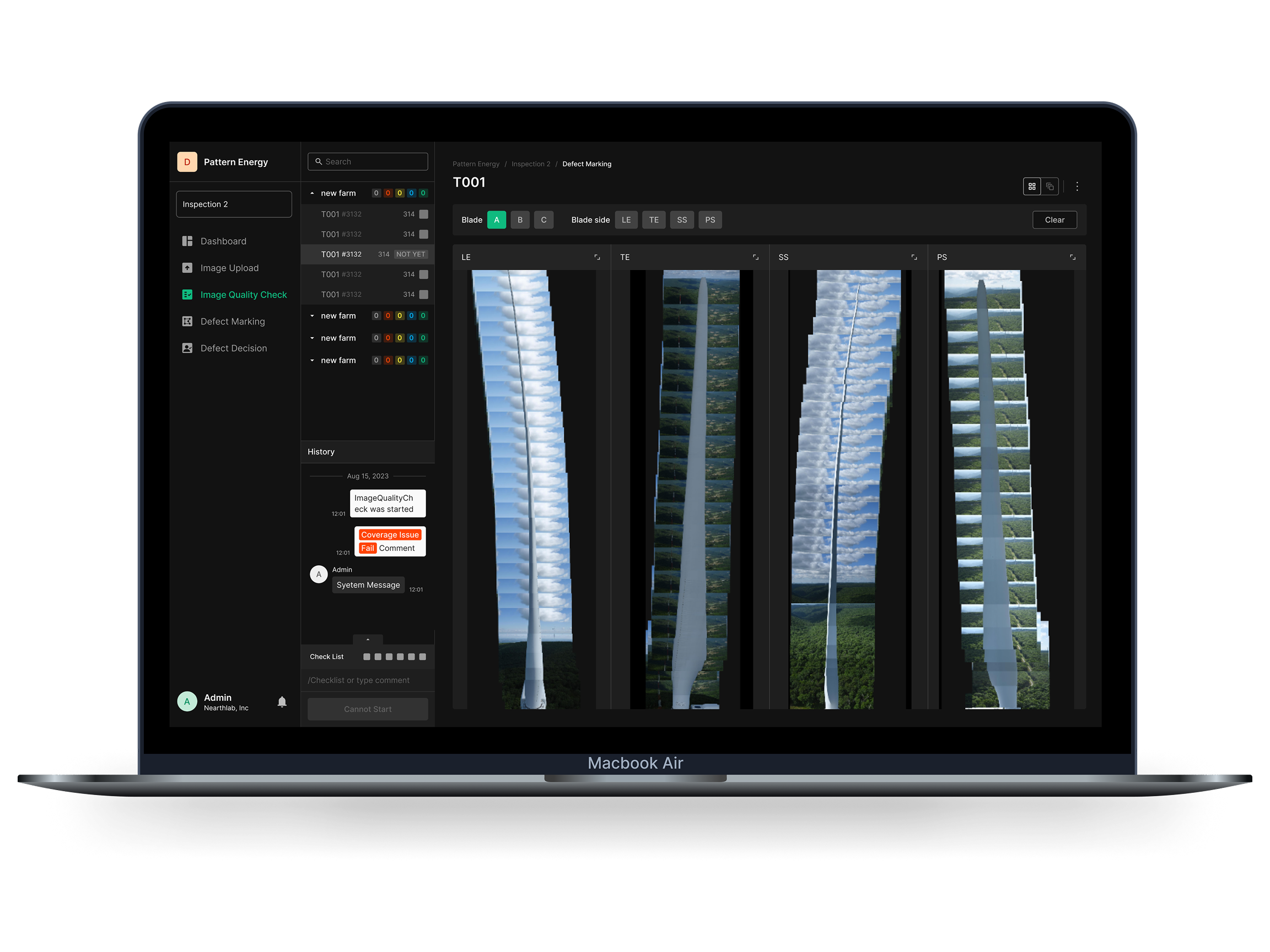 Quality Check — Stitching View