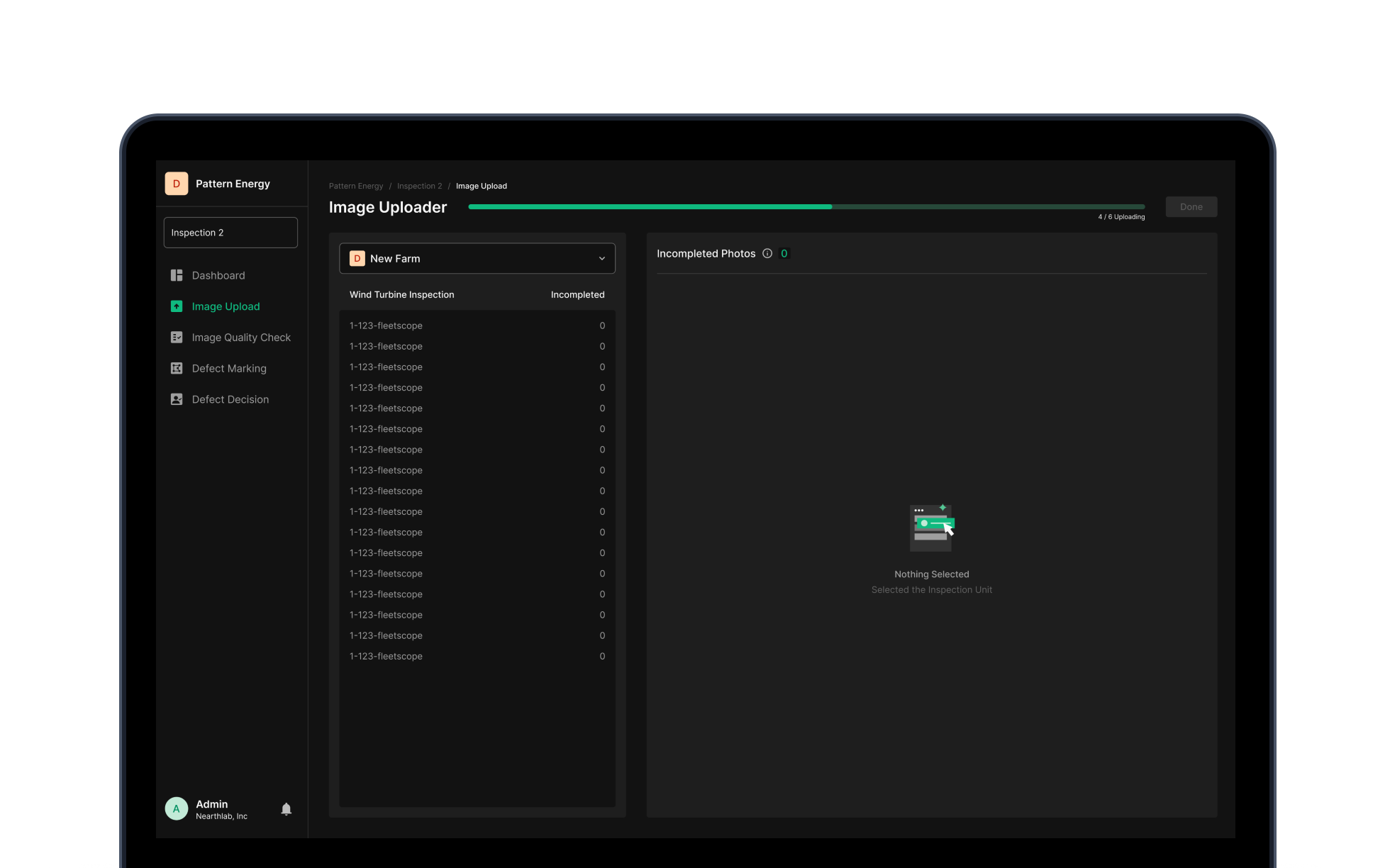 Image Upload detail view